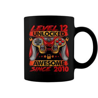 Level 12 Unlocked Awesome Since 2010 12Th Birthday Gaming V6 Coffee Mug - Seseable