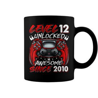 Level 12 Unlocked Awesome Since 2010 12Th Birthday Gaming V9 Coffee Mug - Seseable