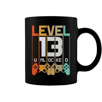 Level 13 Unlocked 13Th Birthday Matching Video Game Coffee Mug - Seseable