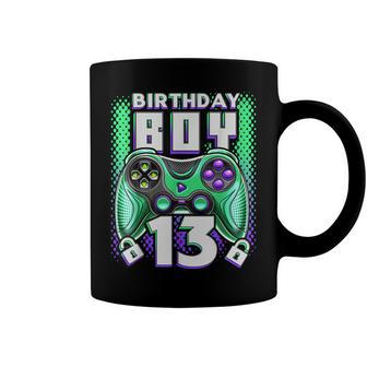 Level 13 Unlocked Video Game 13Th Birthday Gamer Boys V3 Coffee Mug - Seseable
