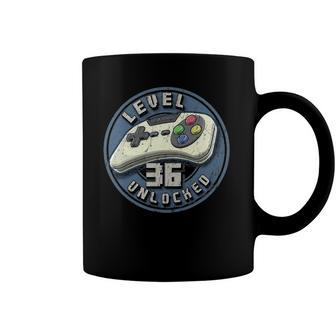 Level 36 Unlocked Video Game 36Th Birthday Gamer Boys Coffee Mug | Mazezy