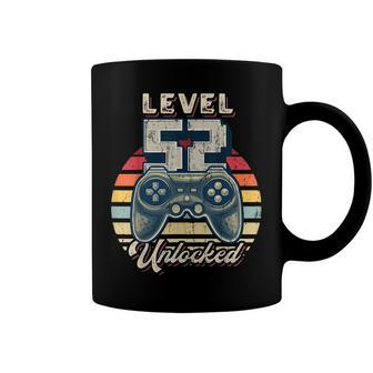 Level 52 Unlocked Video Game 52Nd Birthday Gamer Boys Coffee Mug - Seseable