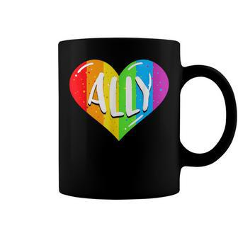 Lgbtq Ally For Gay Pride Men Women Children  Coffee Mug
