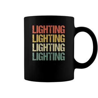 Lighting Engineer Electrical Lights Worker Electrician Bulb Coffee Mug | Mazezy