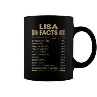 Lisa Name Gift Lisa Facts Coffee Mug - Seseable