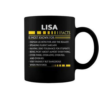Lisa Name Gift Lisa Facts V2 Coffee Mug - Seseable