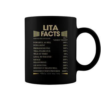 Lita Name Gift Lita Facts Coffee Mug - Seseable