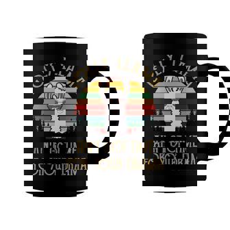 Lolly Grandma Gift Lolly Llama Ain’T Got Time For Your Drama Coffee Mug - Seseable