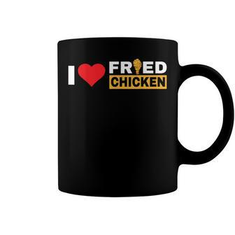 Love Fried Chicken Funny Food V3 Coffee Mug - Seseable