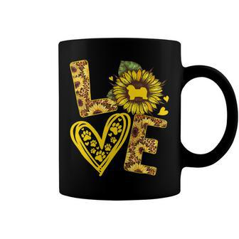 Love Havanese Sunflower Funny Dog Lover Coffee Mug - Monsterry