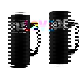Love Lgbt Pride Ally Lesbian Gay Bisexual Transgender Ally Coffee Mug | Mazezy