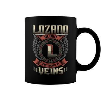 Lozano Blood Run Through My Veins Name V2 Coffee Mug - Seseable