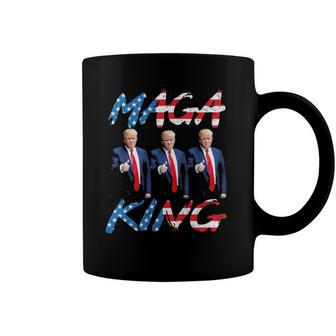 Maga King Ultra Maga Patriotic Trump Patriotic American Flag Coffee Mug | Mazezy