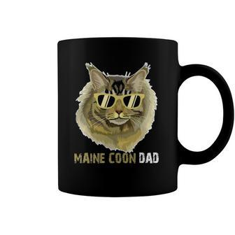 Maine Coon Dad For Cat Lovers Fathers Day Coffee Mug | Mazezy
