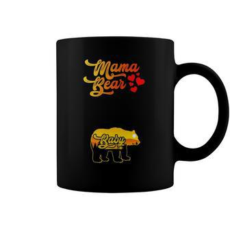 Mama Bear Baby Bear Wildlife Gender Reveal Baby Announcement Coffee Mug | Mazezy