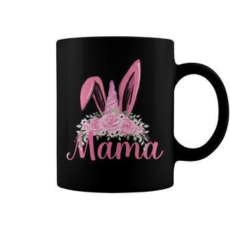 Mama Floral Leopard Bunny Easter Happy Easter Mothers Day Coffee Mug | Favorety