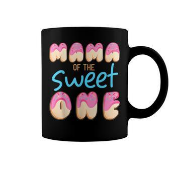 Mama Of Sweet One First Birthday Party Matching Family Donut Coffee Mug - Seseable