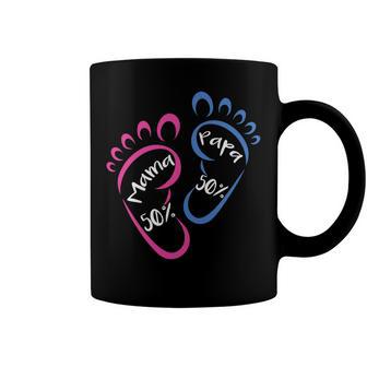 Mama Papa 50 Bafeet Pregnant Maternity 504 Shirt Coffee Mug | Favorety UK