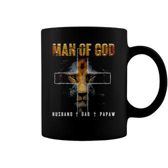 Man Of God Husband Dad Papaw Christian Coffee Mug | Mazezy AU