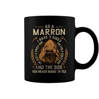 Marron Name Shirt Marron Family Name V2 Coffee Mug - Monsterry DE