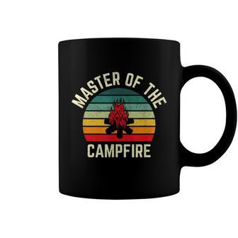 Master Of The Campfire Vintage Camping Coffee Mug - Monsterry AU