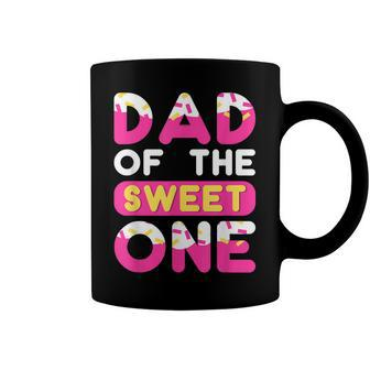 Matching Family Dad Of Sweet One First Birthday Donut Theme Coffee Mug - Seseable
