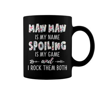 Maw Maw Grandma Gift Maw Maw Is My Name Spoiling Is My Game Coffee Mug - Seseable