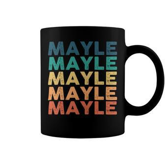Mayle Name Shirt Mayle Family Name V2 Coffee Mug - Monsterry