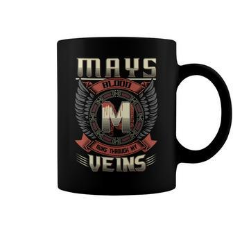 Mays Blood Run Through My Veins Name V2 Coffee Mug - Seseable