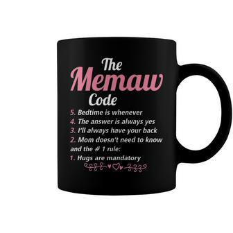 Memaw Grandma Gift The Memaw Code Coffee Mug - Seseable