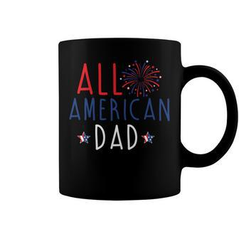 Mens 4Th Of July Family Matching All American Dad Funny Coffee Mug - Seseable