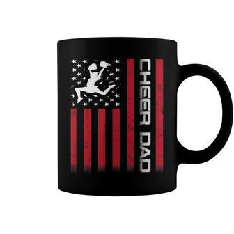 Mens 4Th Of July Us Flag Cheer Dad Gift For Fathers Cheer Coffee Mug - Seseable