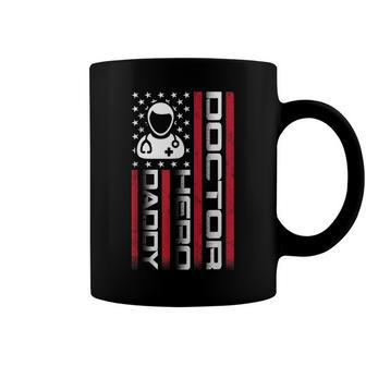 Mens 4Th Of July Us Flag Doctor Dad Fathers Day Gift Coffee Mug - Seseable