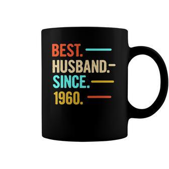 Mens 62Nd Wedding Anniversary Gift Best Husband Since 1960 Husband Coffee Mug | Mazezy