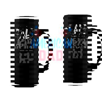 Mens All American Dad 4Th Of July Matching Family Patriotic Men Coffee Mug - Seseable