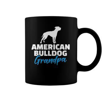 Mens American Bulldog Grandpa Gift Coffee Mug | Mazezy