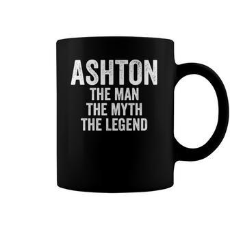 Mens Ashton The Man The Myth The Legend First Name Ashton Coffee Mug | Mazezy