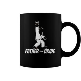 Mens Bigfoot Rock And Roll Wedding Party Gift For Father Of Bride Coffee Mug | Mazezy