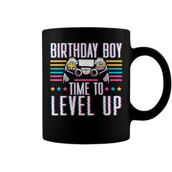 Mens Birthday Boy Time To Level Up Video Game Birthday Design Coffee Mug - Seseable