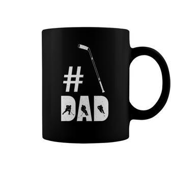 Mens Dad Hockey Gift For Him Daddy Funny Fathers Day Coffee Mug | Mazezy