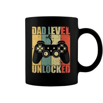 Mens Dad Level Unlocked Est 2022 New Daddy Father Coffee Mug | Mazezy