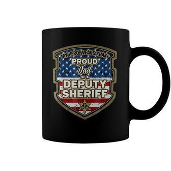Mens Deputy Sheriffproud Dad Coffee Mug | Mazezy