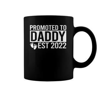 Mens Fun Dad Pregnancy Announcement Promoted To New Daddy Gift Coffee Mug | Mazezy DE