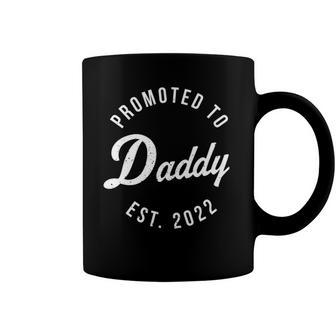 Mens Funny 1St Time Dad Est 2022 New First Fathers Hood Day Coffee Mug | Mazezy