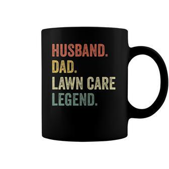 Mens Funny Lawn Mowing Lawn Care Stuff Gift Vintage Retro Coffee Mug | Mazezy