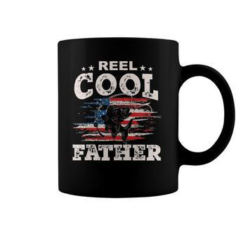 Mens Gift For Fathers Day Tee - Fishing Reel Cool Father Coffee Mug | Mazezy