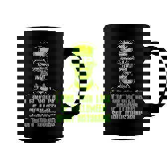 Mens Halloween Funny Sarcastic Halloween Zombie Coffee Mug | Seseable CA