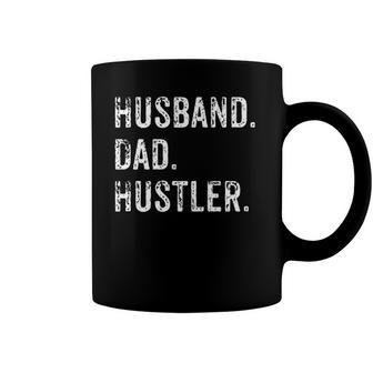 Mens Husband Father Dad Hustler Hustle Entrepreneur Gift Coffee Mug | Mazezy