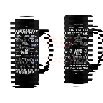 Mens I Have Two Titles Dad And Pawpaw Fathers Day 4Th Of July Coffee Mug | Seseable CA