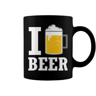 Mens I Love Beer Drinking Oktoberfest Lager Ale Party Gift Coffee Mug | Mazezy